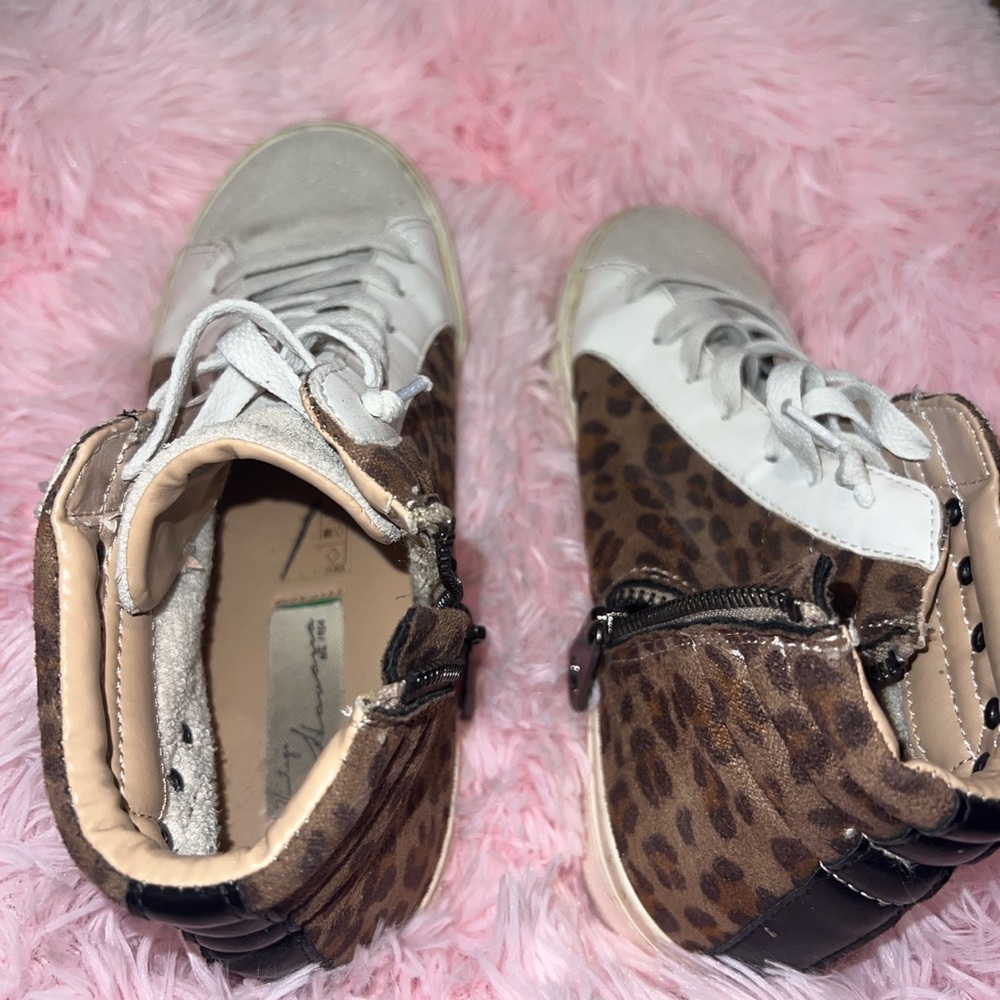 Cheetah print Vintage Havana high tops